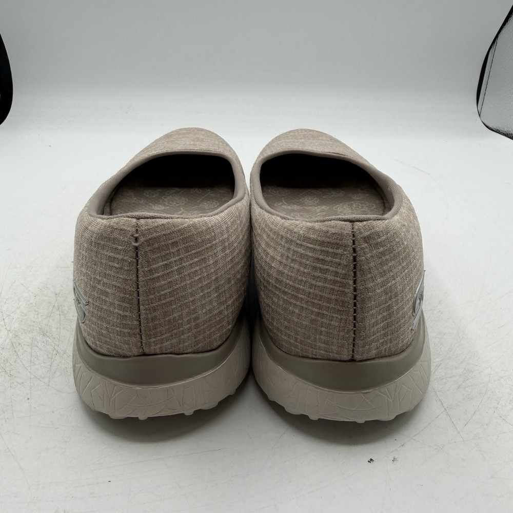 Skechers Microburst Darling Dash Shoes Womens 8 Taupe Lightweight Slip On Shoes - Picture 8 of 11